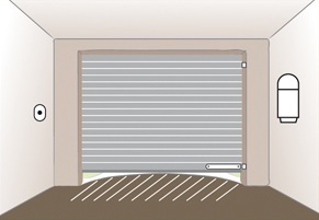 Centrale freeroll pour porte de garage enroulable